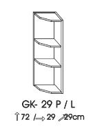 KARO Horná skrinka-otvorená GK-29