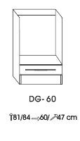 KARO Dolná skrinka na rúru DG-60