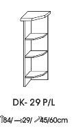 KARO Dolná skrinka-otvorená DK-29