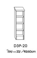 KARO Dolná skrinka-otvorená D3P-20