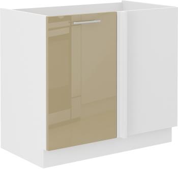 Lara Cappuccino rohová skrinka 105 ND 1F BB