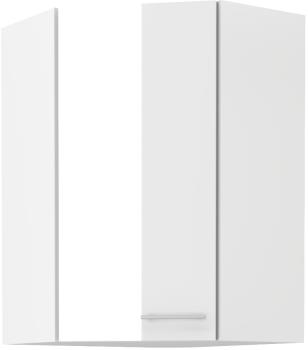 Lara White horná rohová skrinka 60x60 GN-90 1F (45°)