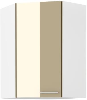 Lara Cappucino horná rohová skrinka 60x60 GN-90 1F (45°)