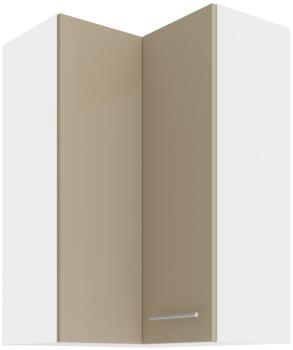 Lara Cappuccino horná rohová skrinka 60x60 GN-90 2F (90°)