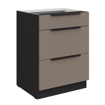 Aria BL zásuvková skrinka 60 D 3S BB