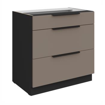 Aria BL zásuvková skrinka  80 D 3S BB