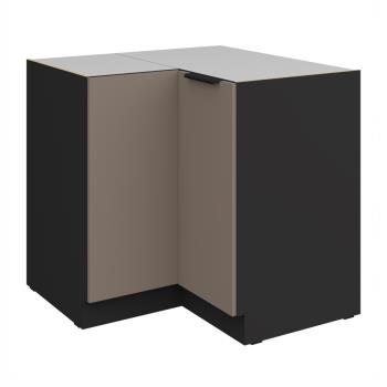 Aria BL rohová skrinka 90x90 DN 2F BB