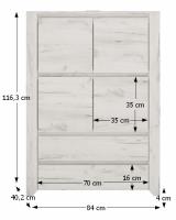 ANGEL komoda TYP33 2