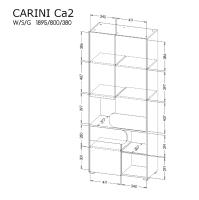 Skriňa Carini CA2 2