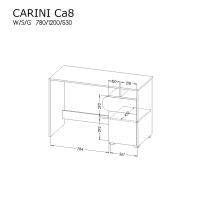 Písací stolík Carini CA8 2