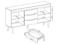 Komoda Nordi NKSZ160 4