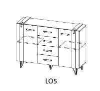 LOFTER komoda LO5 2
