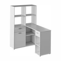 Počítačový stolík s regálom Mineson 6