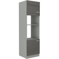 GREY skrinka na rúru a mikrovlnku 60 DPM-210 2F 1