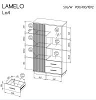 LAMELO regál LA4 2