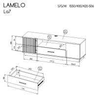 LAMELO RTV skrinka LA7 2
