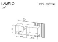 LAMELO policový panel LA11 2