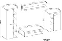 Obývacia stena Rumba OLDMAT01 2