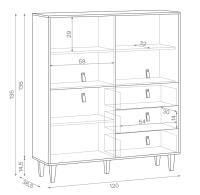 Komoda Bolonia BL4 7