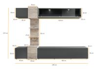 Obývacia stena Rio + LED 2