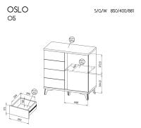 Komoda Oslo O5 2