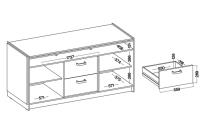 Komoda KARIA 2D 2S 820 4