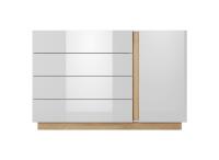 Komoda Arco 138 1D4S - biela 3