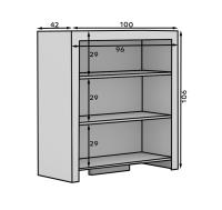 Komoda Cesiro 2D 100 3