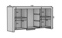 Komoda Cesiro 3SZ2D 3