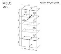 Skriňa Melo ME01 4