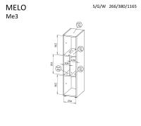 Regál Melo ME03 2