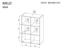 Regál Melo ME04 2