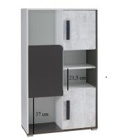 Posledný kus - Regál Bruno 04  2
