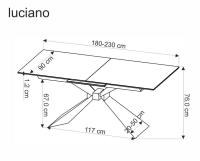 Jedálenský stôl Luciano 14