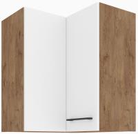 VIGO biela horná rohová skrinka 60x60 GN-72 2F (90°) 1
