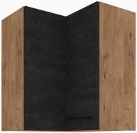 VIGO DARK horná rohová skrinka 60x60 GN-72 2F (90°)