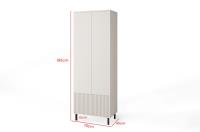 Skriňa Rayo (vysoké nohy) 3