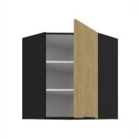 Cremona BL horná rohová skrinka 60x60 GN-72 1F (45°) 2