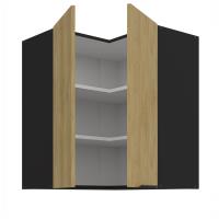 Cremona BL horná rohová skrinka 60x60 GN-72 2F (90°) 2