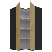 Cremona BL horná rohová skrinka 60x60 GN-108 2F (90°) 2