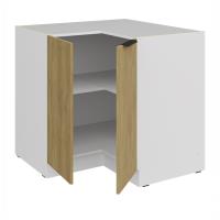 Cremona WH rohová skrinka 90x90 DN 2F BB 2