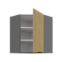 Cremona ANT horná rohová skrinka 60x60 GN-72 1F (45°) 2