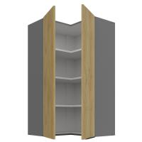Cremona ANT horná rohová skrinka 60x60 GN-108 2F (90°) 2