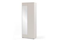 Skriňa so zrkadlom Bianco 2