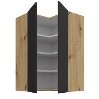 Aria AR horná rohová skrinka 60x60 GN-90 2F (90°) 6