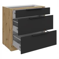 Aria AR zásuvková skrinka  80 D 3S BB 6