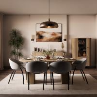 Jedálenský stôl Ovalio 13