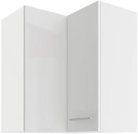 Lara White horná rohová skrinka 60x60 GN-72 2F (90°)