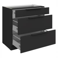 Aria BL zásuvková skrinka  80 D 3S BB 6