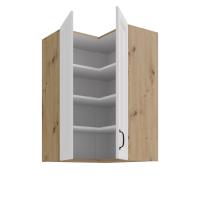 STILO WHAR horná rohová skrinka 60x60 GN-90 2F (90°) 2